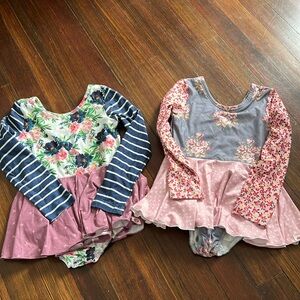 2 leotard tutus
